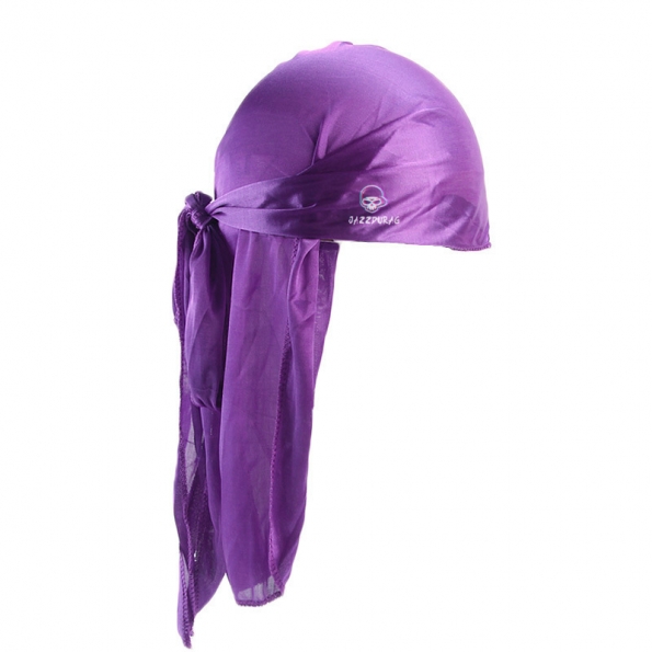 Silk Durag Solid Color Purple
