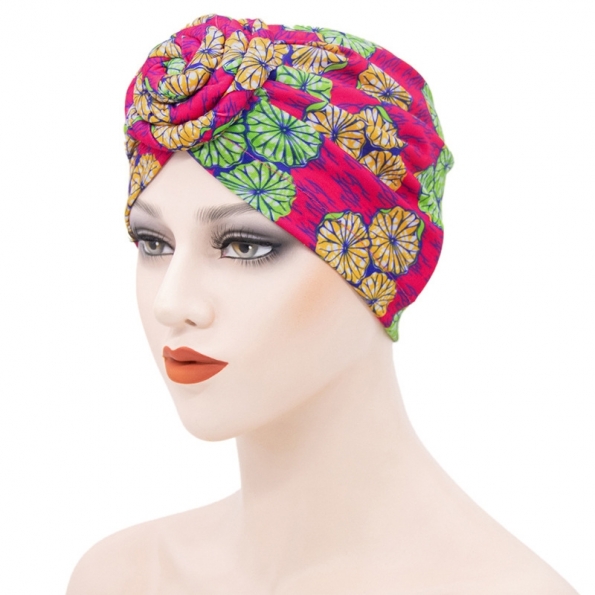 Turbans For Women Printing Red