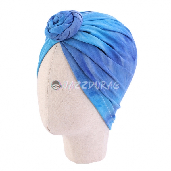 Turban Femme Bleu