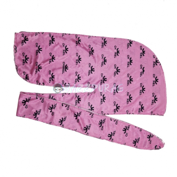 Silk Designer Durag Style 8 Pink