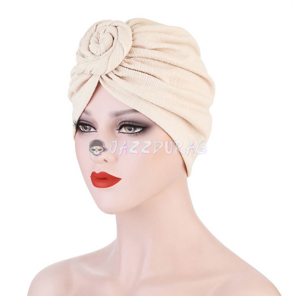 Turbans For Women Solid Color White