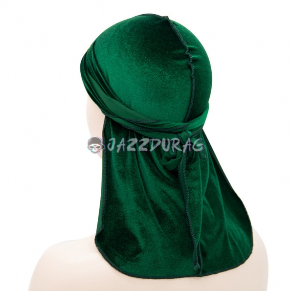 Velvet Durag Putty Solid Color Green