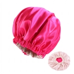 Satin Bonnet Mix Colors Rose Pink And White