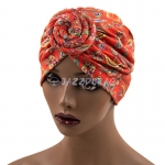 Turbans For Women Red Chains Knotted