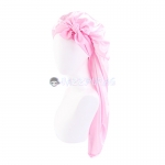 Braid Bonnet Bow Pink
