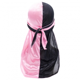 pink and black durag