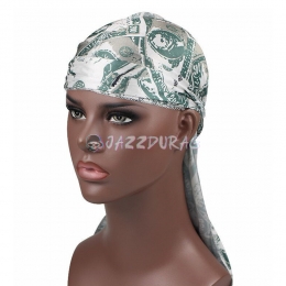 Silk Durag Dollar Bills Print