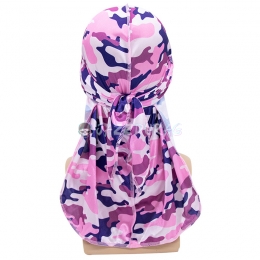 Silk Durag Camo Pattern Purple
