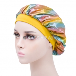 Shiny Silk Bonnet Yellow