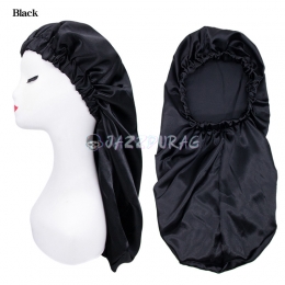 Braid Bonnet Solid Color Black