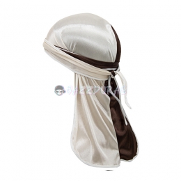 Silk Durag Mastic Noir et Blanc