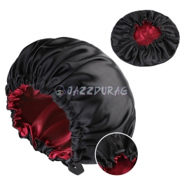 Satin Bonnet Mix Colors Red And Black