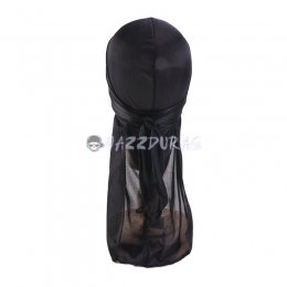 Kids Durag Black Silk