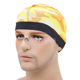 Wave Cap Imprimé Camo Jaune