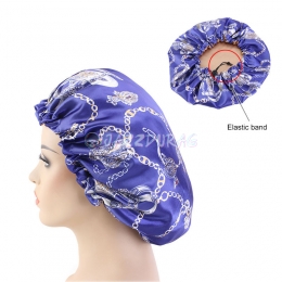 Double Sided Satin Bonnet Royal Blue