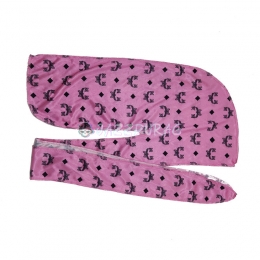 High Quality Silky Pink Louis Vuitton Durag