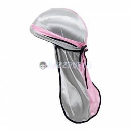 Silk Durag Mastic Rose et Argent