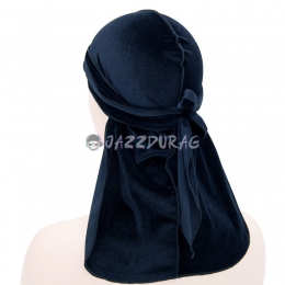 Durag Velours Bleu Foncé