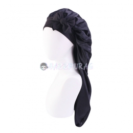 Braid Bonnet Bow Black