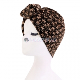 Turbans For Women Flower Print Yellow