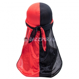 Silk Durag Red Black Mixed Colors