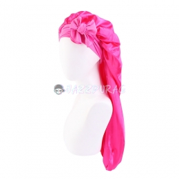 Braid Bonnet Bow Rose Red