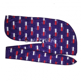 Silk Designer Durag Style 3 Dark Blue