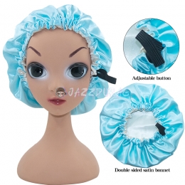Kids Bonnet Solid Color Blue