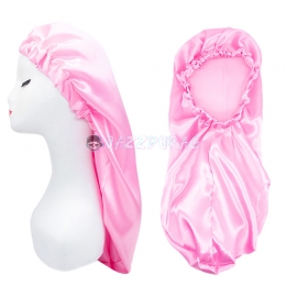 Braid Bonnet Solid Color Skin Pink