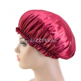 Silky Bonnet Wine Red