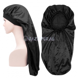 Braid Bonnet Solid Color Pattern Black