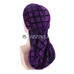 Taelor Boutique Purple Velvet Durag