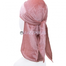 Durag Velours Enfant Peau Rose
