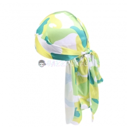 Silk Durag Green Camouflage
