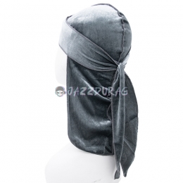 Durag Velours Enfant Couleur Unie Gris