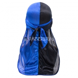 Silk Durag Blue Black Mixed Colors