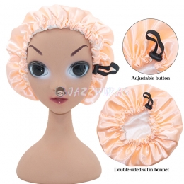 Kids Bonnet Solid Color Orange