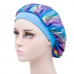 Shiny Silk Bonnet Blue