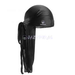Silk Durag Solid Color Black