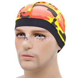 Wave Cap Camo Print Orange