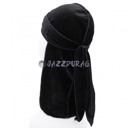Durag Velours Enfant Couleur Unie Noir
