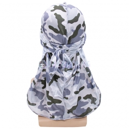 Silk Durag Blanc Camouflage