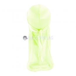 Kids Durag Fluorescent Green Silk