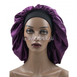 Bonnet en Soie Violet Femme