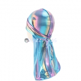 Kids Shiny Silky Durag Sky Blue