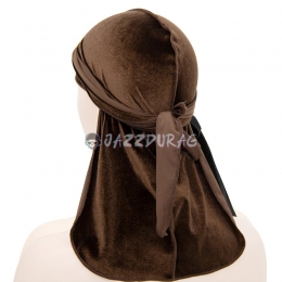 Durag Velours Marron