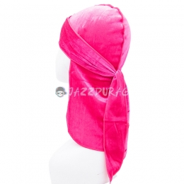 Durag Velours Enfant Couleur Unie Rose