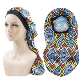 Braid Bonnet Jaune Noir Impression