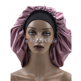 Silk Bonnet for Women Solid Light Purple