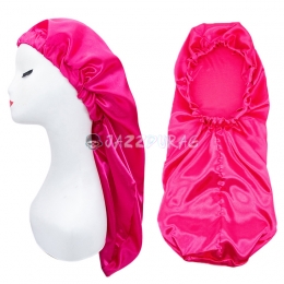 Braid Bonnet Solid Color Rose Red